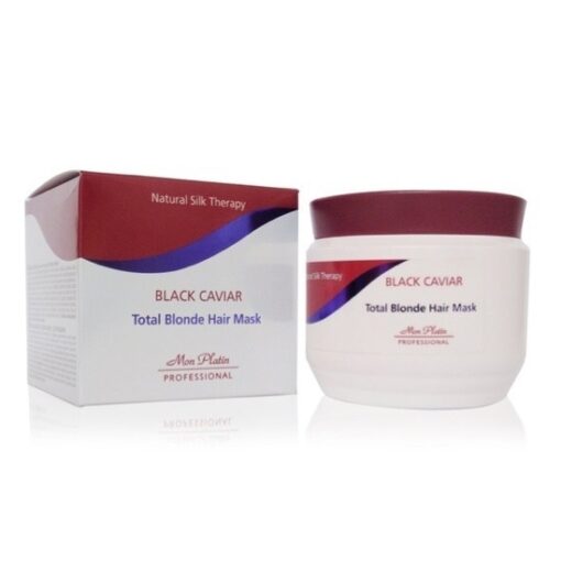 Mon Platin Total Blond Hair Mask Black Caviar 250ml
