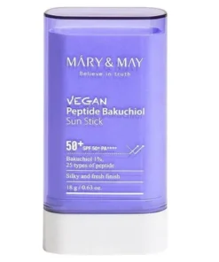 Vegan Peptide Bakuchiol Sun Stick SPF50+ PA++++ - Αντηλιακό στικ με μπακουχιόλη και πεπτίδια για αντιγηραντική δράση